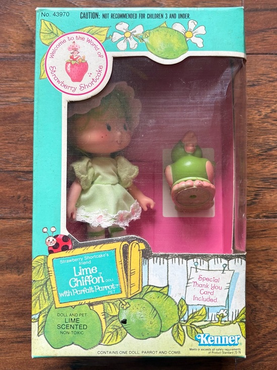 Kenner Other - 1982 Vintage Kenner Lime Chiffon Doll & Parfait Parrot